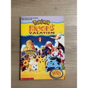 Pokemon Pikachu's Vacation Yellow OS Kids Vintage Scholastic Book‎ 1999 Movie